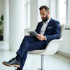 Empresario exitoso y profesional